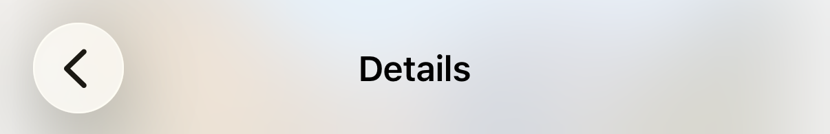 Header blur effect prominent
